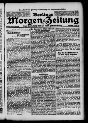 Berliner Morgen-Zeitung vom 03.06.1911