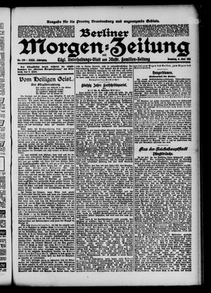 Berliner Morgen-Zeitung vom 04.06.1911
