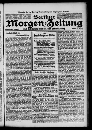 Berliner Morgen-Zeitung vom 13.06.1911