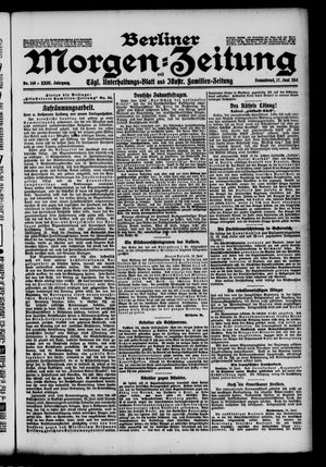 Berliner Morgen-Zeitung vom 17.06.1911