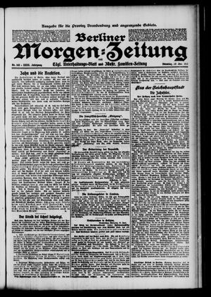 Berliner Morgen-Zeitung vom 20.06.1911