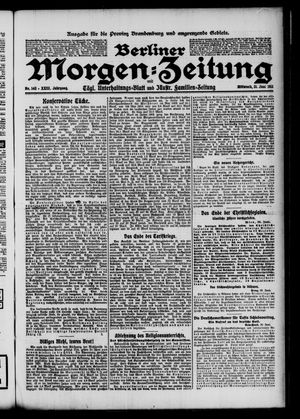 Berliner Morgen-Zeitung vom 21.06.1911
