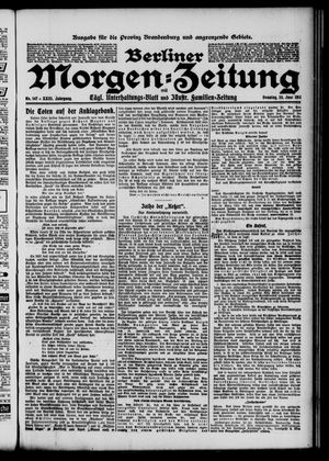 Berliner Morgen-Zeitung vom 25.06.1911