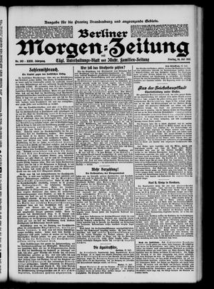 Berliner Morgen-Zeitung vom 14.07.1911