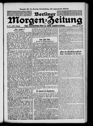 Berliner Morgen-Zeitung vom 16.07.1911