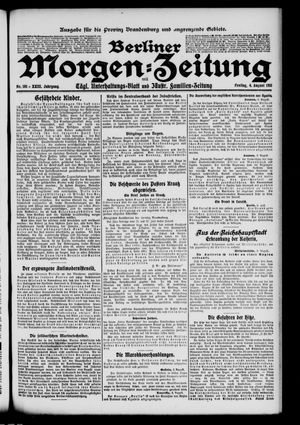 Berliner Morgen-Zeitung vom 04.08.1911