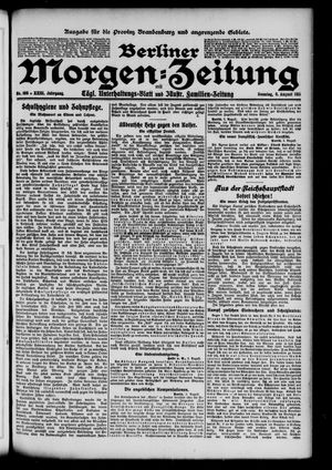 Berliner Morgen-Zeitung vom 06.08.1911