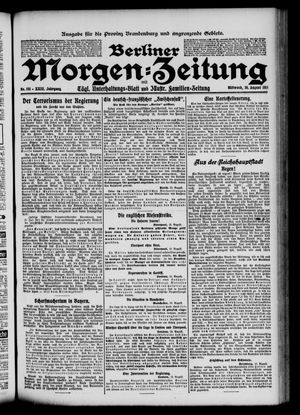 Berliner Morgen-Zeitung vom 16.08.1911