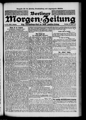 Berliner Morgen-Zeitung vom 22.08.1911