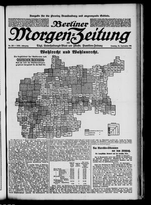 Berliner Morgen-Zeitung vom 24.09.1911