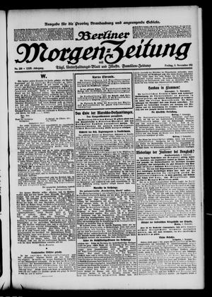 Berliner Morgen-Zeitung vom 03.11.1911