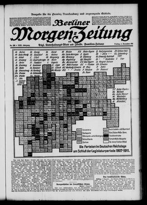 Berliner Morgen-Zeitung vom 08.12.1911