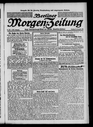 Berliner Morgen-Zeitung vom 10.12.1911