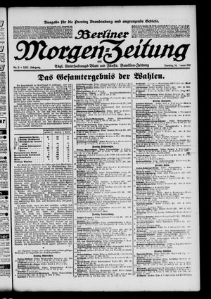 Berliner Morgenzeitung vom 14.01.1912