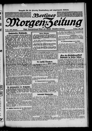 Berliner Morgen-Zeitung vom 01.03.1912