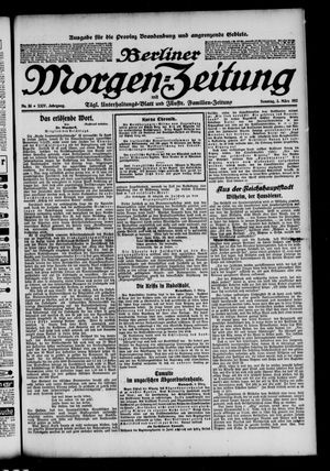 Berliner Morgenzeitung vom 03.03.1912