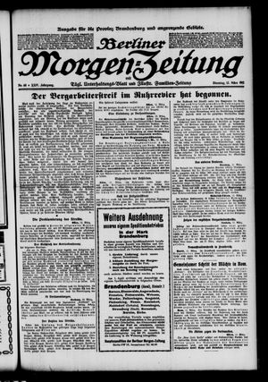 Berliner Morgenzeitung vom 12.03.1912