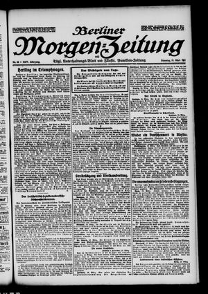 Berliner Morgenzeitung vom 19.03.1912