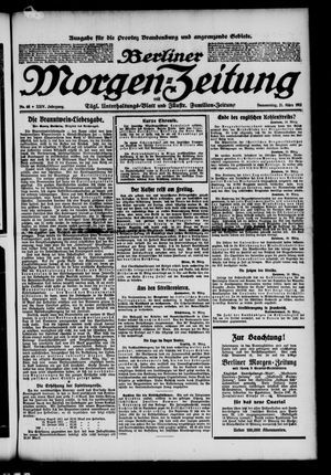 Berliner Morgenzeitung vom 21.03.1912