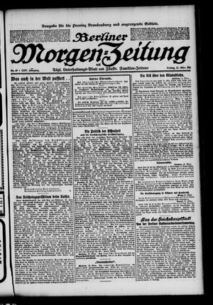 Berliner Morgenzeitung vom 22.03.1912
