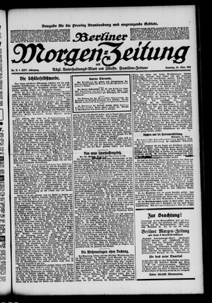 Berliner Morgenzeitung on Mar 24, 1912