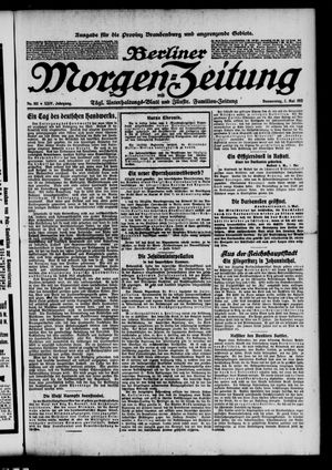 Berliner Morgen-Zeitung vom 02.05.1912