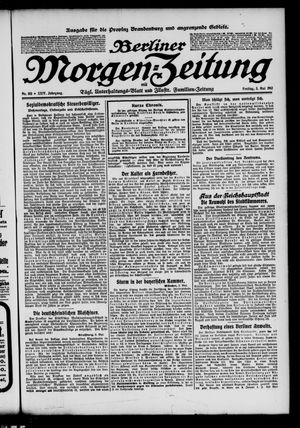Berliner Morgen-Zeitung vom 03.05.1912