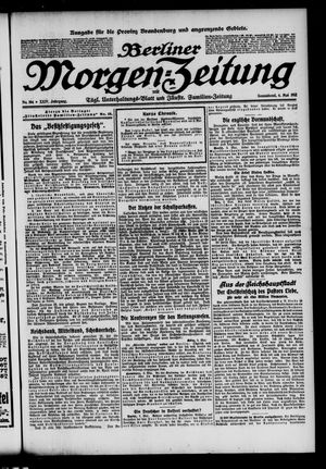 Berliner Morgen-Zeitung vom 04.05.1912