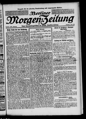 Berliner Morgen-Zeitung vom 05.05.1912