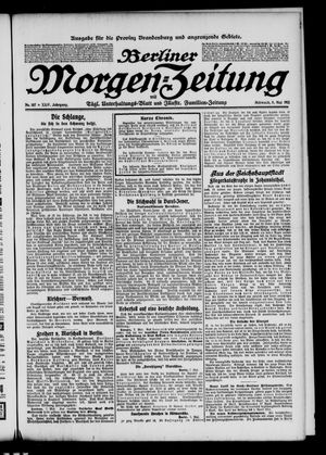 Berliner Morgen-Zeitung vom 08.05.1912