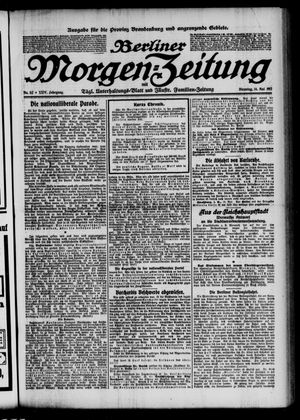 Berliner Morgen-Zeitung vom 14.05.1912