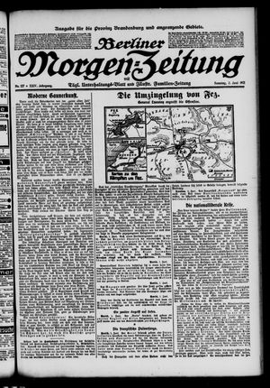 Berliner Morgen-Zeitung vom 02.06.1912