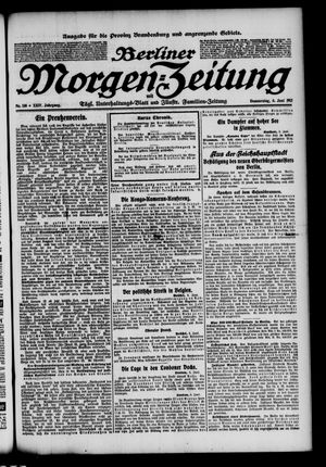 Berliner Morgen-Zeitung vom 06.06.1912