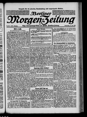 Berliner Morgen-Zeitung vom 13.06.1912