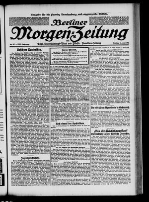 Berliner Morgen-Zeitung vom 14.06.1912