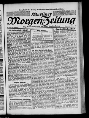 Berliner Morgen-Zeitung vom 20.06.1912