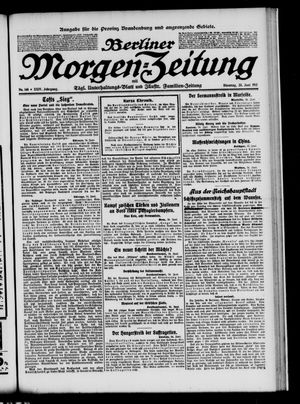 Berliner Morgen-Zeitung vom 25.06.1912