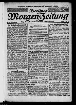 Berliner Morgen-Zeitung vom 02.07.1912
