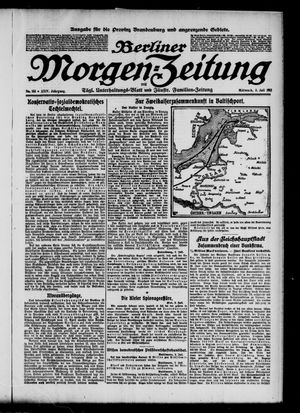 Berliner Morgen-Zeitung vom 03.07.1912