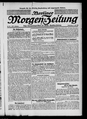 Berliner Morgen-Zeitung vom 04.07.1912