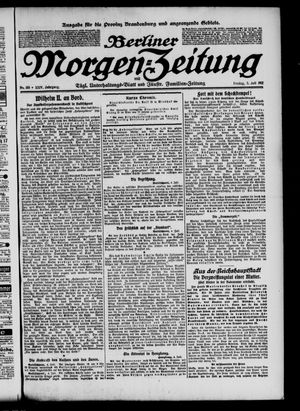 Berliner Morgen-Zeitung vom 05.07.1912