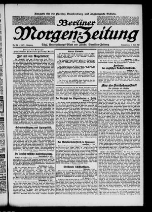 Berliner Morgen-Zeitung vom 06.07.1912