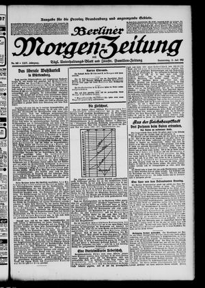 Berliner Morgen-Zeitung vom 11.07.1912