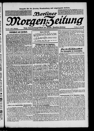 Berliner Morgen-Zeitung vom 12.07.1912