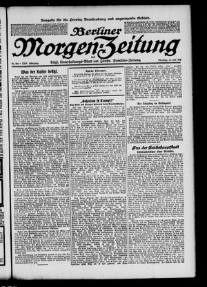 Berliner Morgen-Zeitung vom 16.07.1912