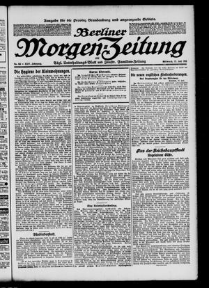 Berliner Morgen-Zeitung vom 17.07.1912