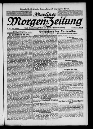 Berliner Morgen-Zeitung on Jul 20, 1912