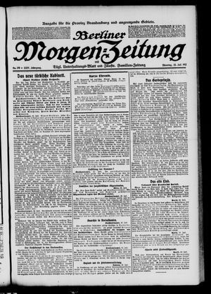 Berliner Morgen-Zeitung vom 23.07.1912