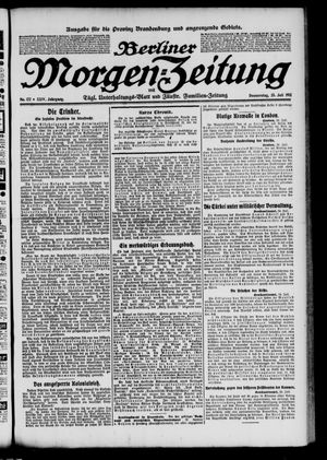Berliner Morgen-Zeitung vom 25.07.1912