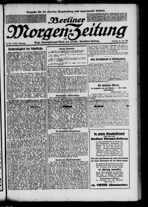 Berliner Morgen-Zeitung vom 28.07.1912